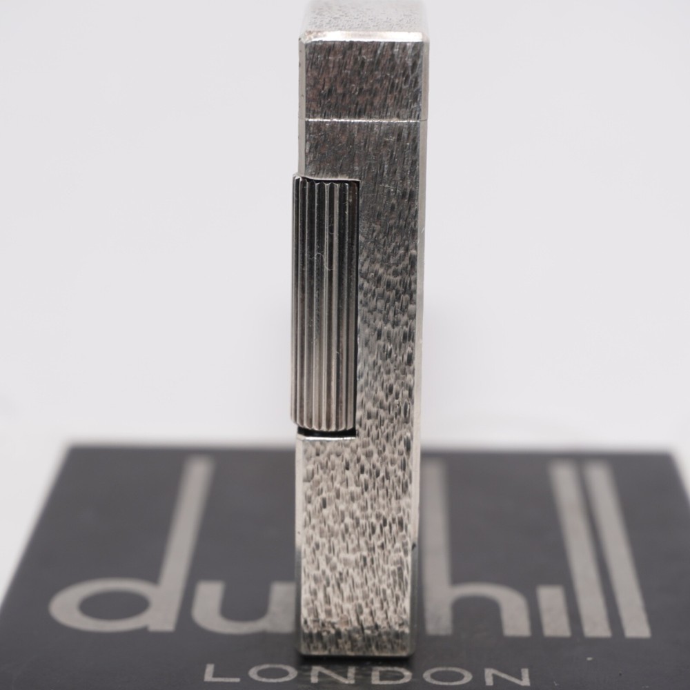 Dunhill Lighter Silver Sand Pattern-Ultrasonically Cleaned_Working