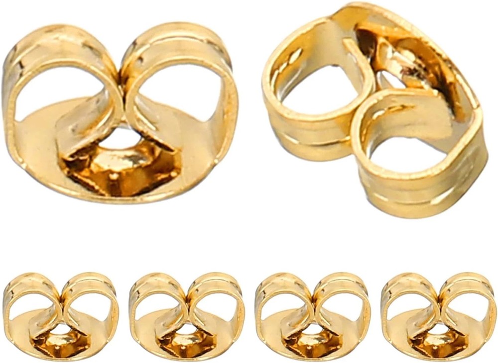 PATIKIL 6 Pcs Earring Backs, 14K Gold Locking Backs Replacements