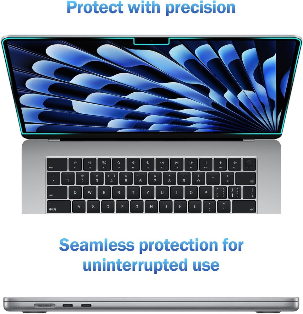 2-Pack anti Blue Light Matte Screen Protector Compatible with Macbook Air 15.3 I