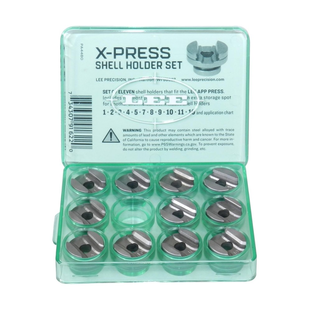 Lee Precision X-Press Shell Holders Set - 11 Sizes