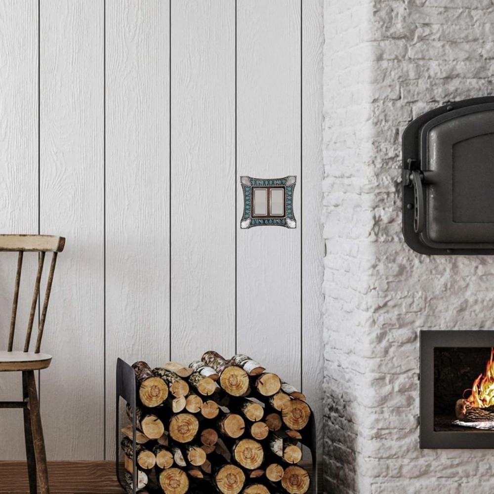 Double Rocker Decorative Switch Wall Plate