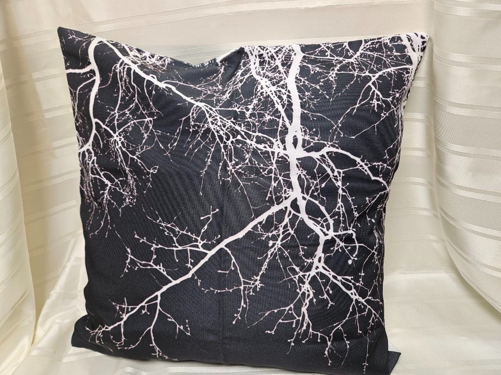 Pillowcase Black Branches White&Black Tree