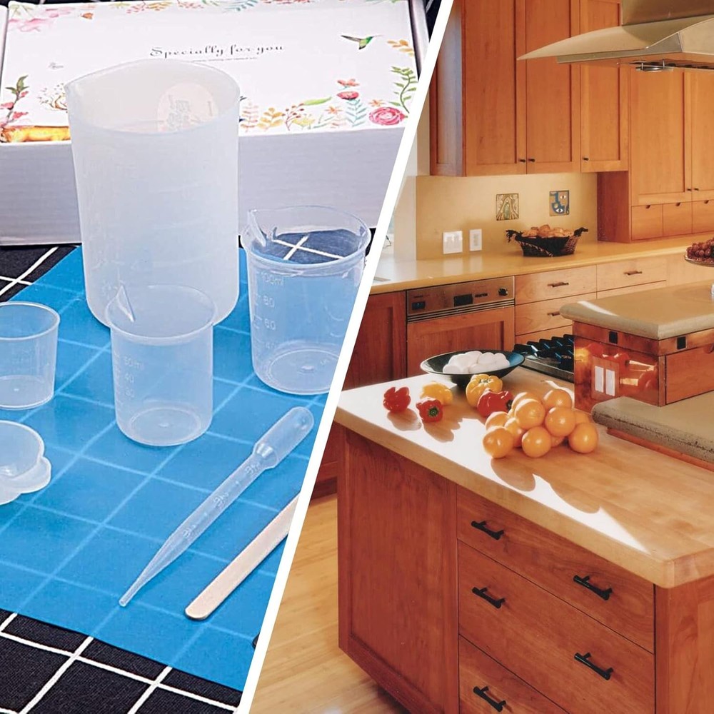 Versatile 3-Pack 100ml Plastic Beakers - Lightweight Measuring Cups for All Uses