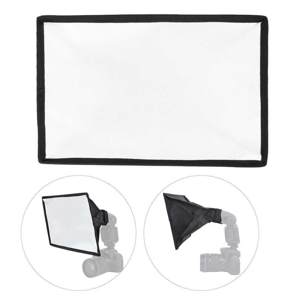 20x30cm Softbox Diffuser Accessories For Camera Flash Light Speedl Fit
