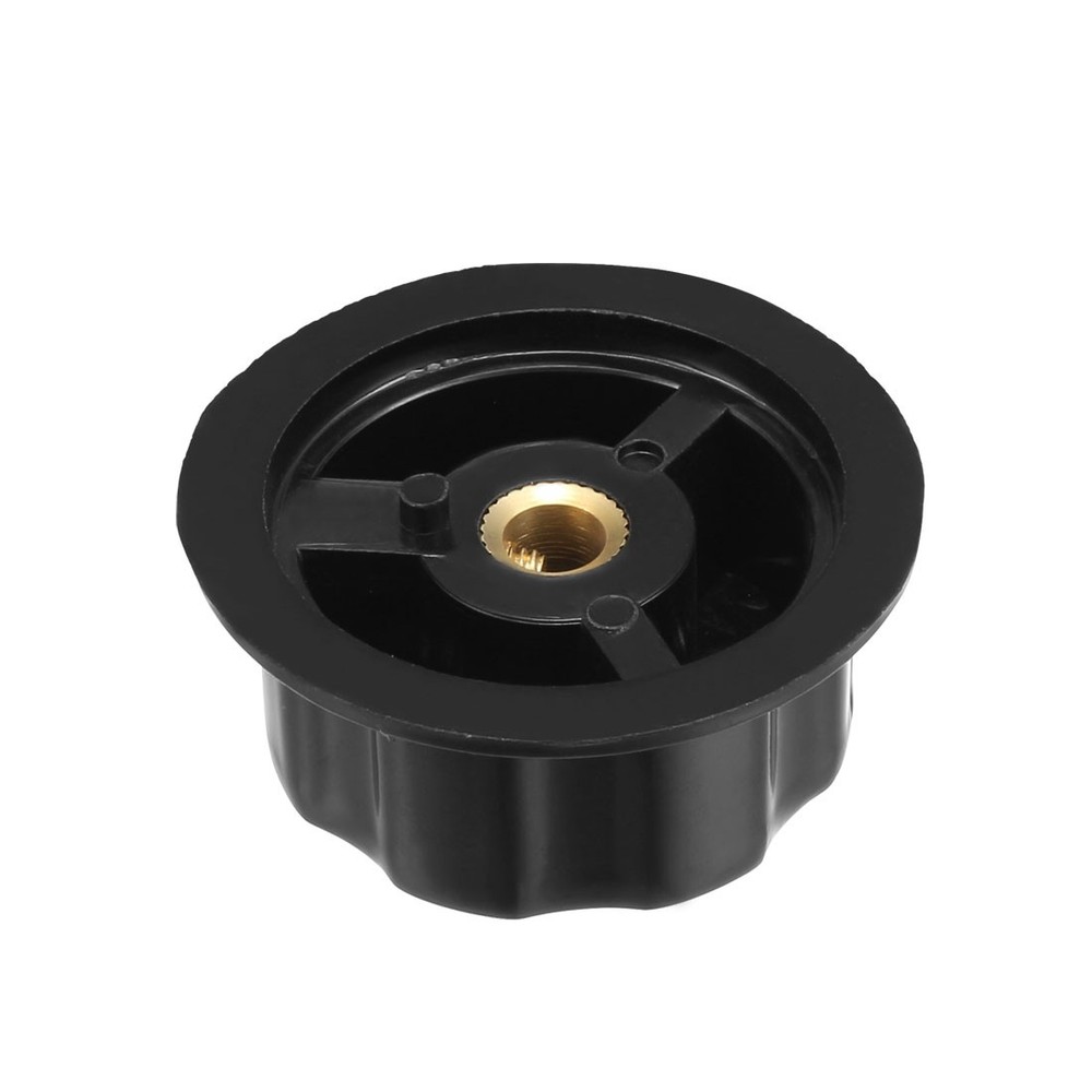 44.5x19mm Top Potentiometer Silver for Volume Tone Control Rotary Knobs,2pcs