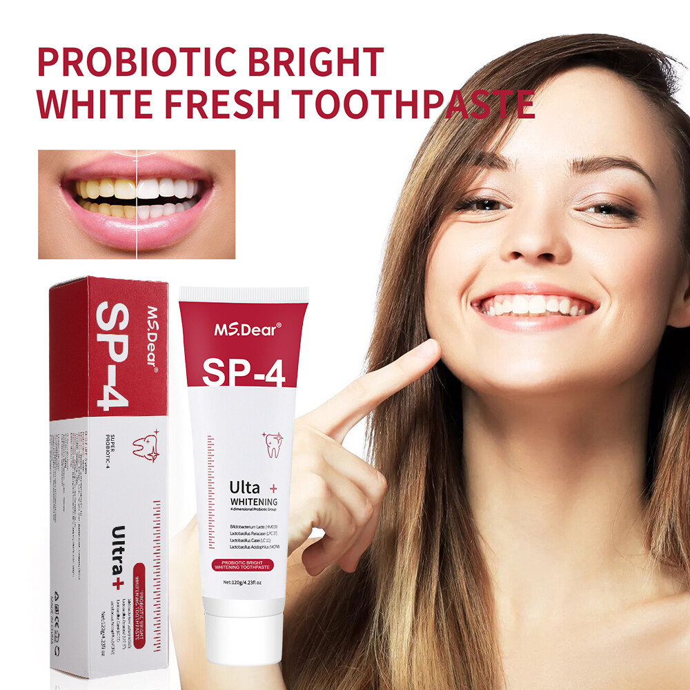 3Pcs SP-4 Probiotic Toothpaste, Sp-4 Toothpaste Whitening ,Remove yellow teeth