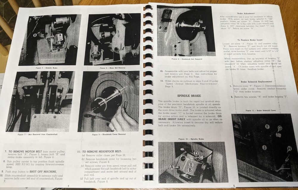Hardinge Model HC Chucking Machine Maintenance Manual