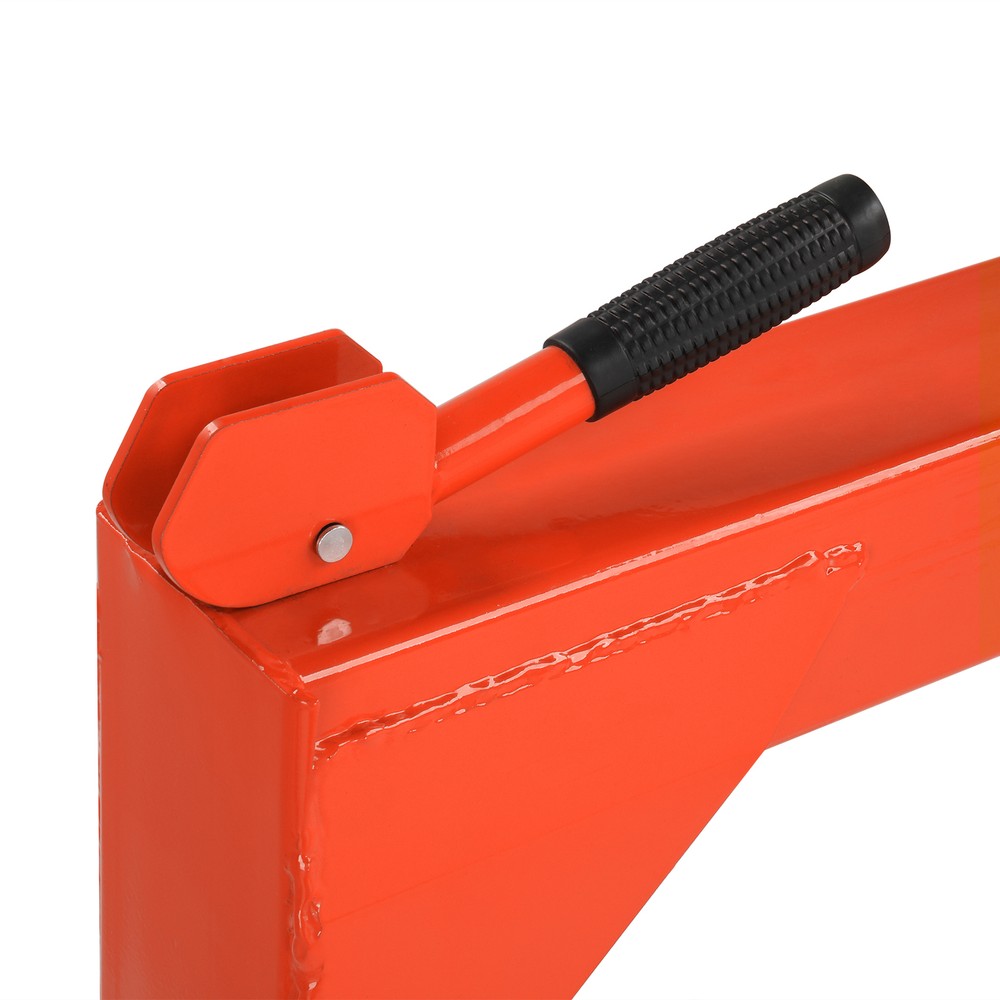 3-Pt Quick Hitch Adapter Fits Category 1 & 2 W/ Adjustable Tractor 3000lb Orange