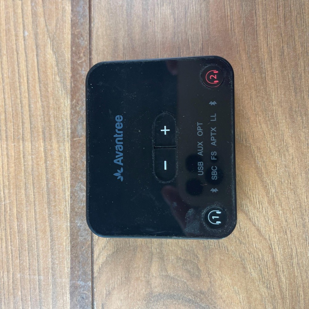 Avantree HT41866 In-Ear Headphones & Transmitter Black Bluetooth Plug & Play