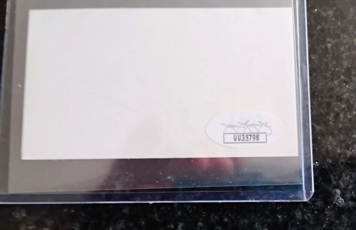 NOTORIOUS KRISTI NOEM - SIGNED BUSINESS CARD - AUTHENTICATED / CERTIFIED BY JSA