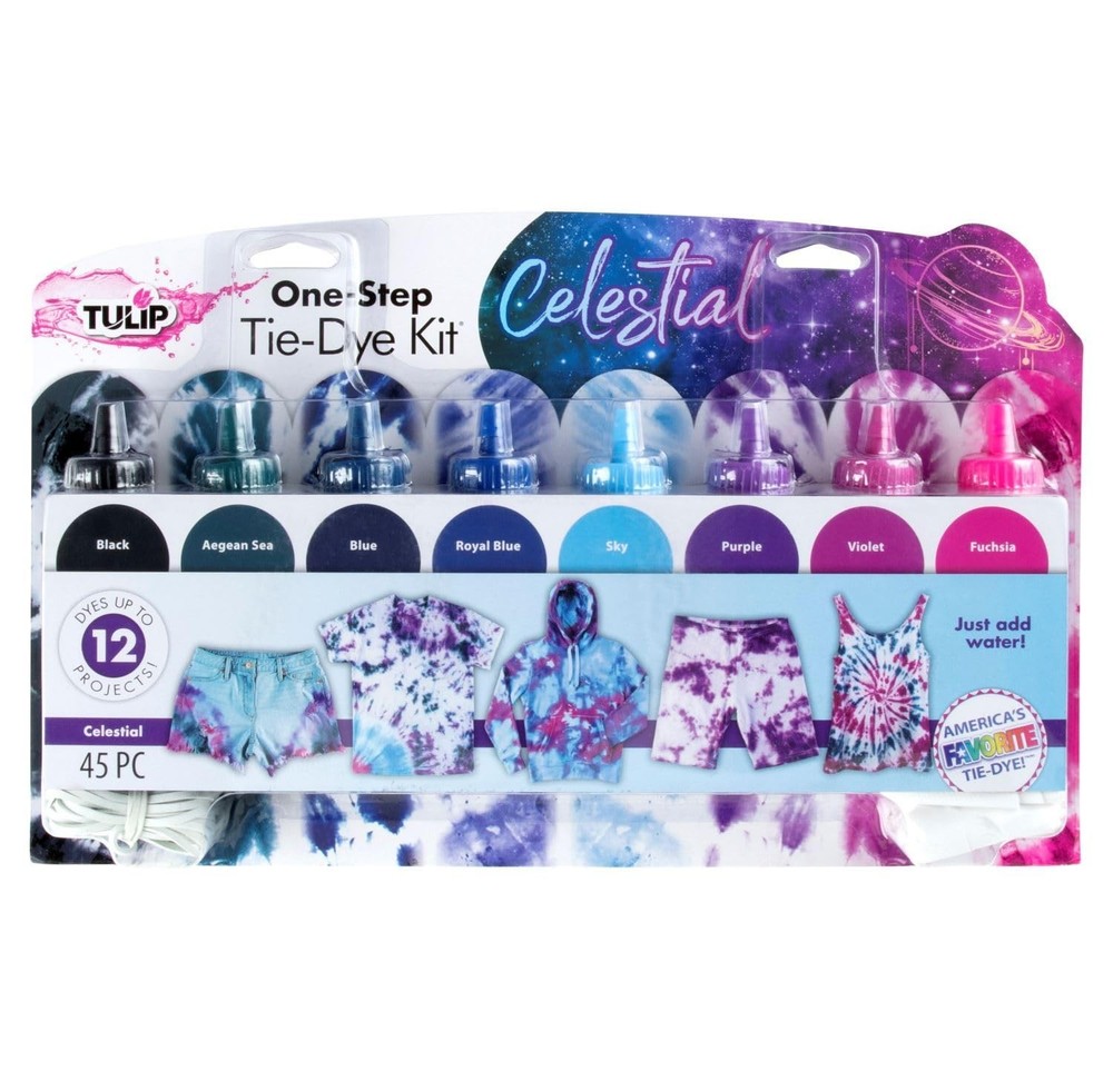 Tulip One-Step Tie-Dye Kit Celestial, Large Party Activity, Celestial