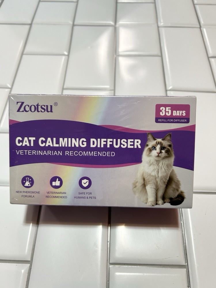 Cat Calming Pheromone Diffuser With 2 Refills Effectively Relieve Anxiety Stress