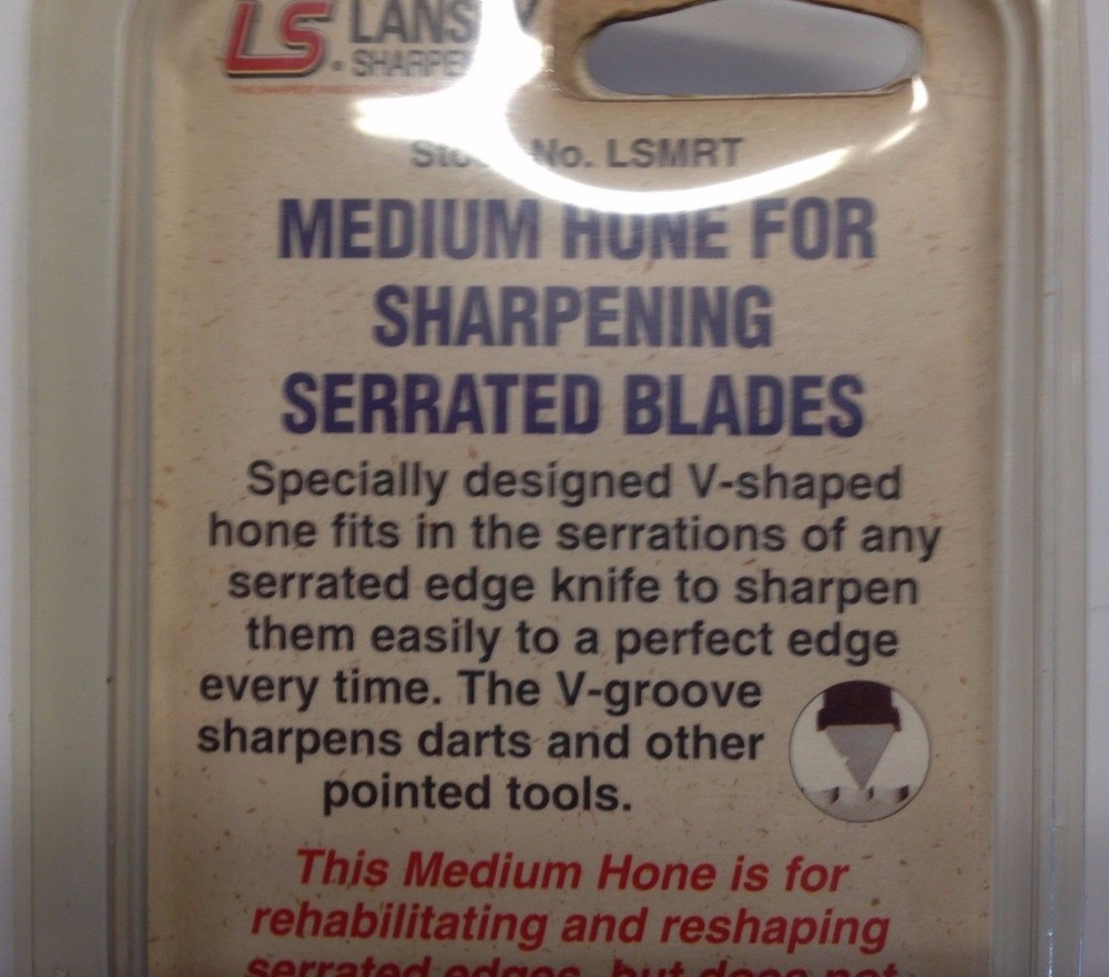 LANSKY - MEDIUM HONE FOR SHARPENING SERRATED BLADES # LSMRT