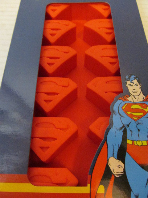 ICUP DC Comics Superman Ice Cube Tray Makes 12 Cubes At a Time