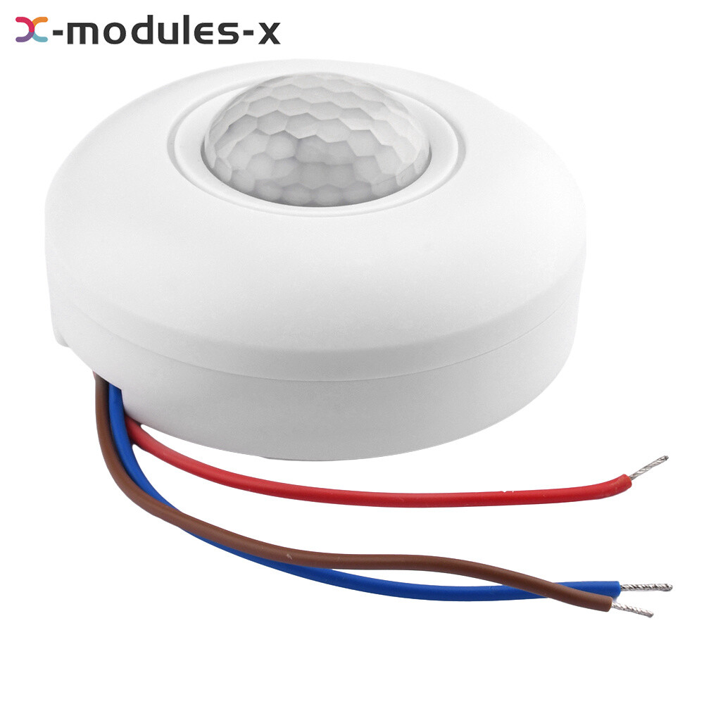 AC85-265V Infrared PIR Motion Induction Sensor 360° Detection For Ceiling Light