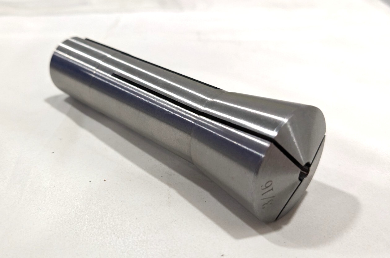 R8 Round Collet 3/16" 7/16-20 Drawbar Thread Steel 231-4712