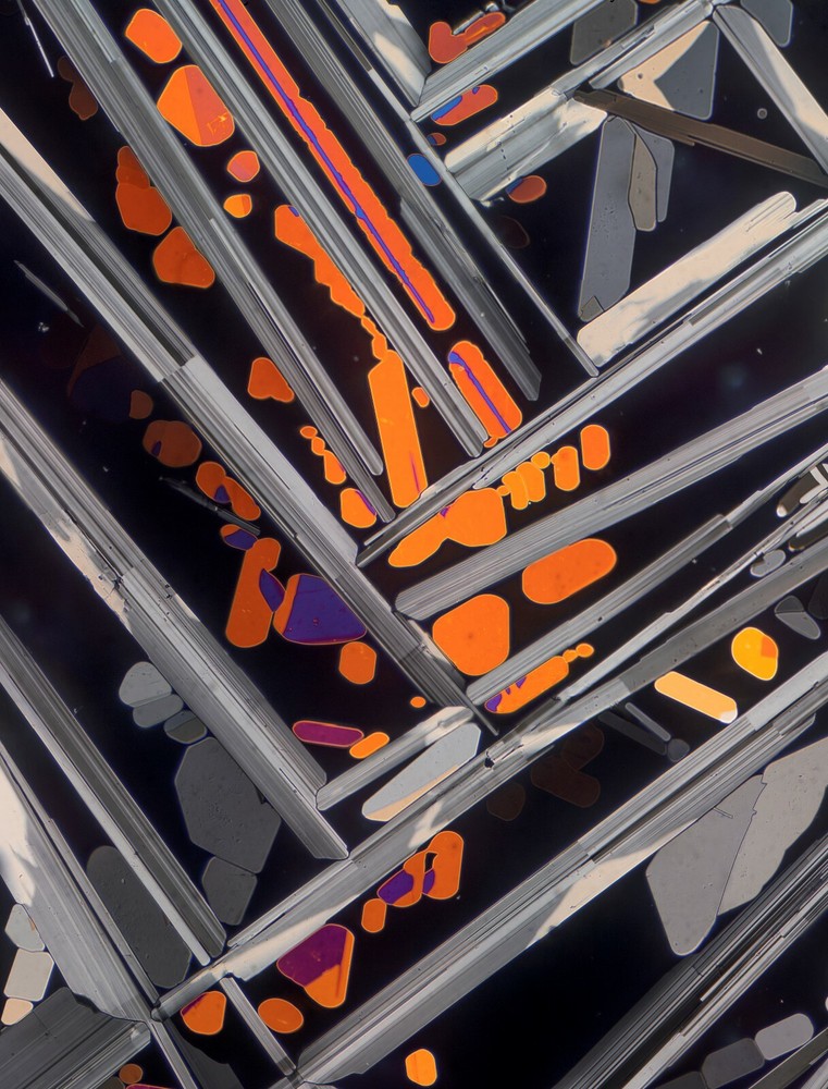 Microscope slide for polarization, Thiourea and Potassium Thiocyanate