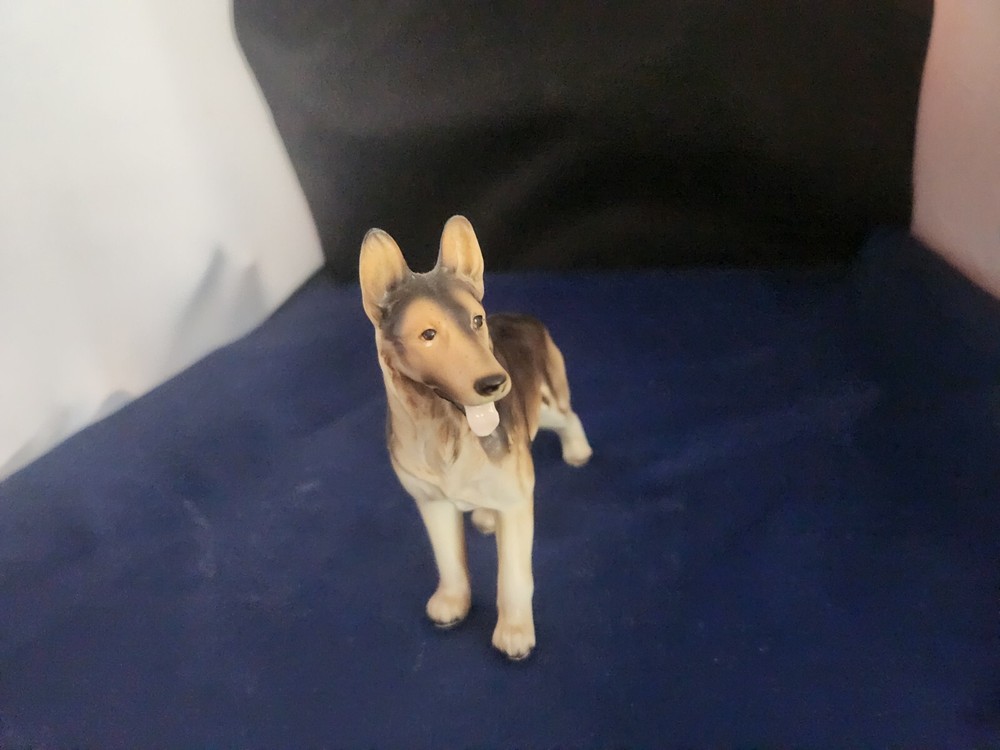 Vintage German Shepherd Figurine