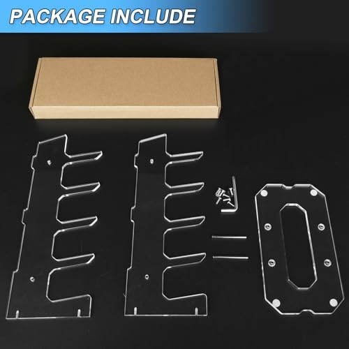 Acrylic Knife Display Stand - EDC Organizer Rack for Folding Knives & Multitools