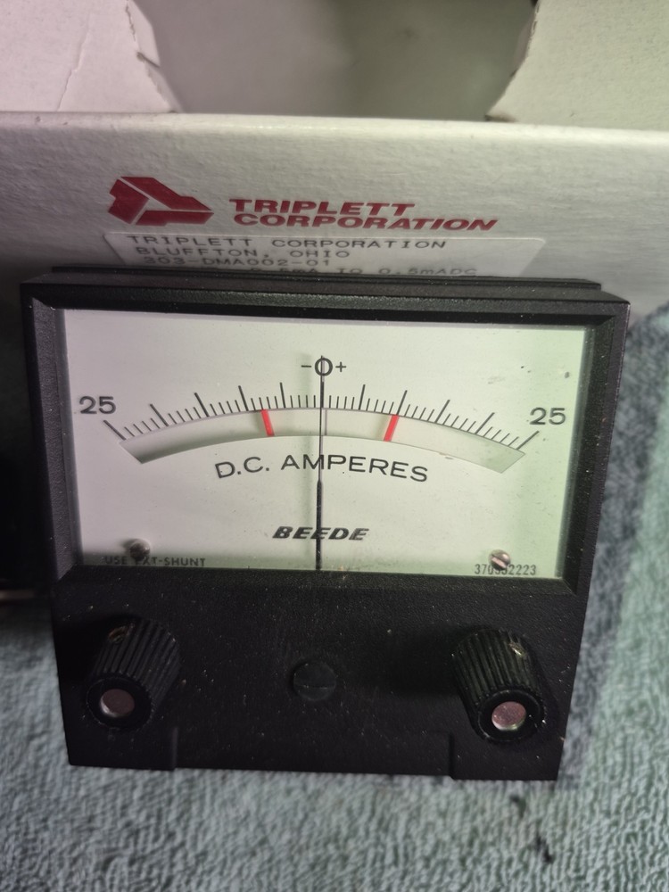 Beede Digital Amp Meter With Limits And Receptacle
