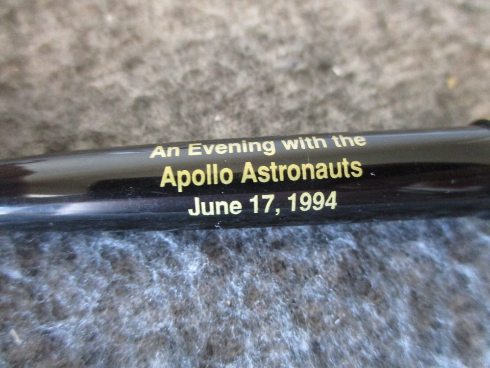 NASA APOLLO ASTRONAUT INDUCTION PROGRAM SIGNED BY WALTER M. SCHIRRA + PEN