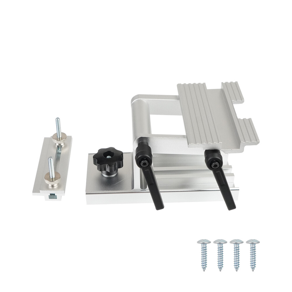 Adjustable Replacement Tool Rest Sharpening Jig for 6inch or 8 inch Bench Silver