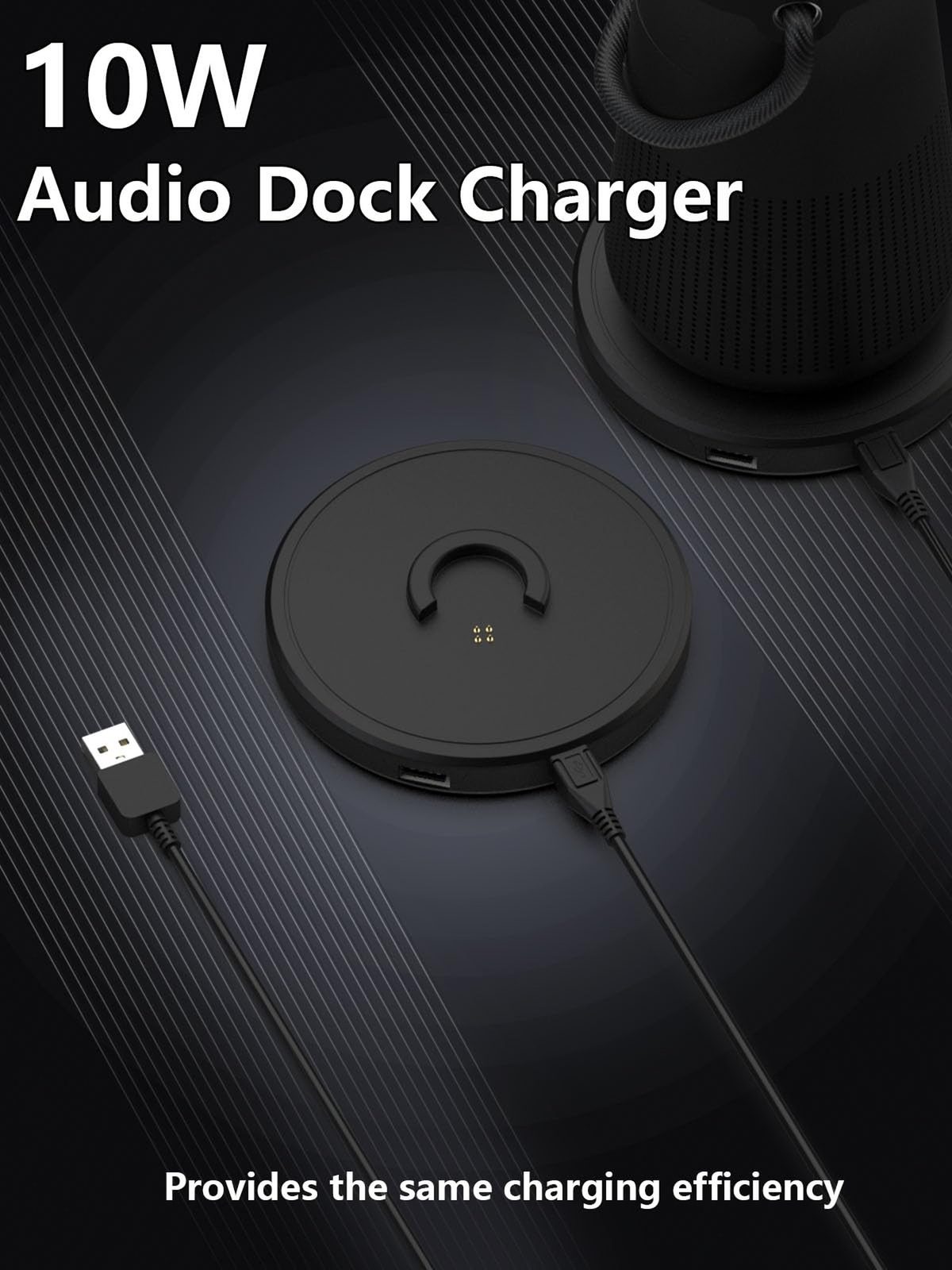 Charging Cradle for Bose Soundlink Revolve, Charger Cradle Dock Cable for Bos...