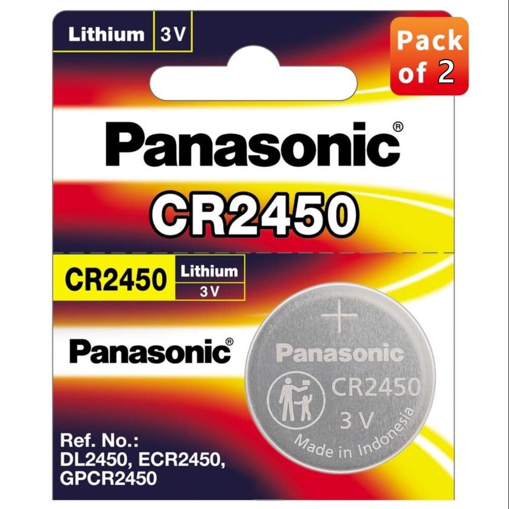 LOT 2-5-10NEW Panasonic LITHIUM BATTERY ECR2450 CR2450 BR2450 2450 3VButton Cell