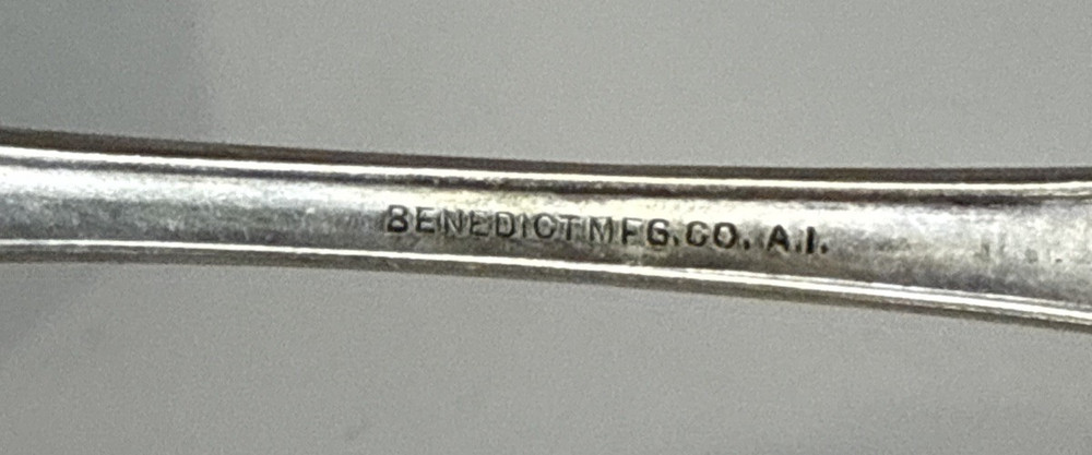 Vintage Benedict Mfg Co Silverplated Fork Collectible Flatware