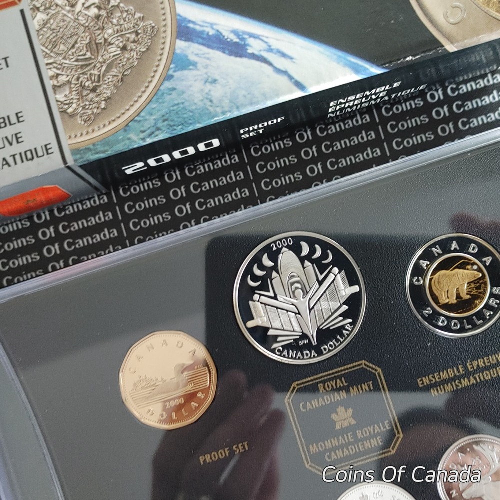 2000 Canada 8 Coin Proof Set - With Special Edition Silver Dollar #coinsofcanada