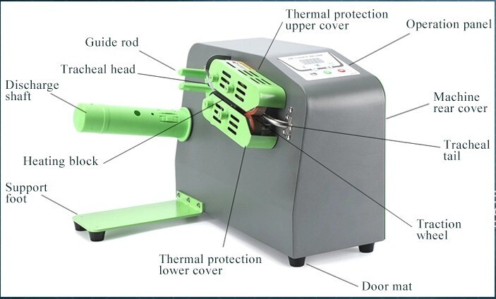 Air Cell, HY-02 Air Cushion Bubble Maker Machine, Air Pillow inflator + 2 Rolls