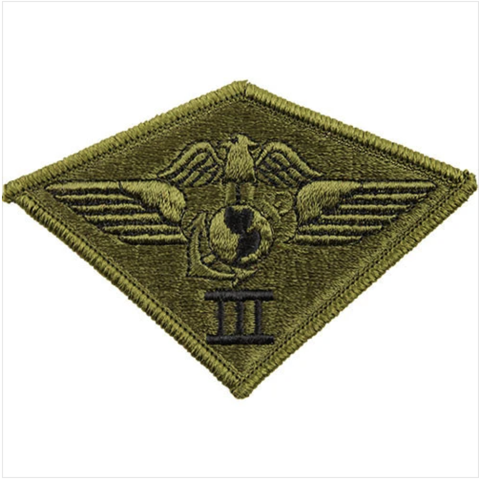 GENUINE U.S. MARINE CORPS PATCH: THIRD AIR WING - SUBDUED