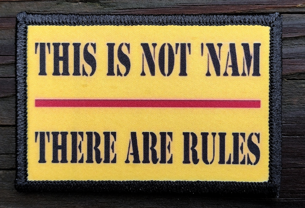 Lebowski This Is Not NAM Morale Patch Hook and Loop Army Tactical Funny 2A Gear