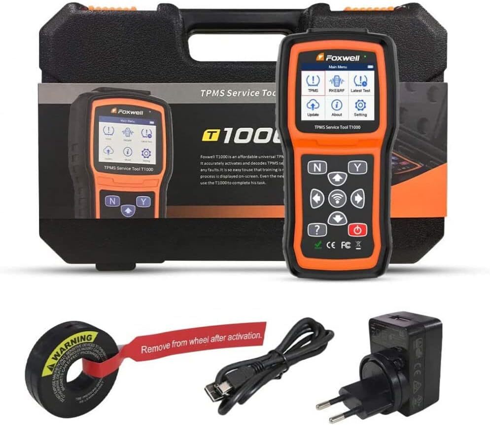 Foxwell T1000 Car TPMS Reset Tire Pressure Sensor Activate PROGRAM Scan Tool