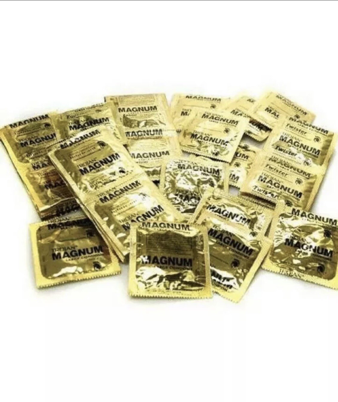 50 Trojan MAGNUM Lubricated Condoms Large Size Condoms 50 Count 100% Guaranteed
