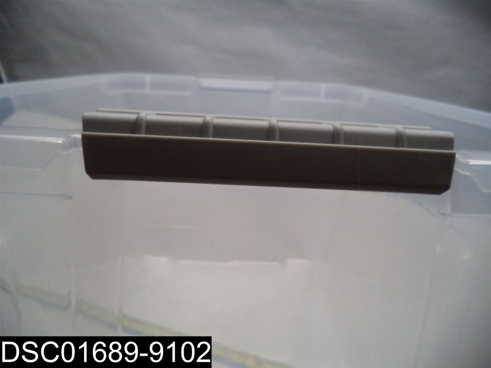 QTY=6: 100245 IRIS Brand 53 Quart Stack and Pull Clear Storage Container