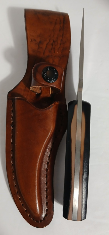 Old Timer 152OT Sharpfinger Fixed Blade Knife w/Box EUC