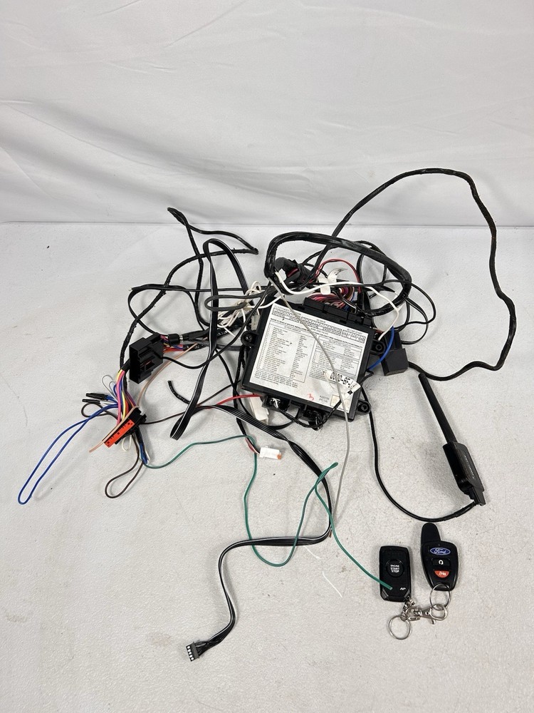 2013 Ford Escape With Conventional Key Ignition Switch Remote Start System