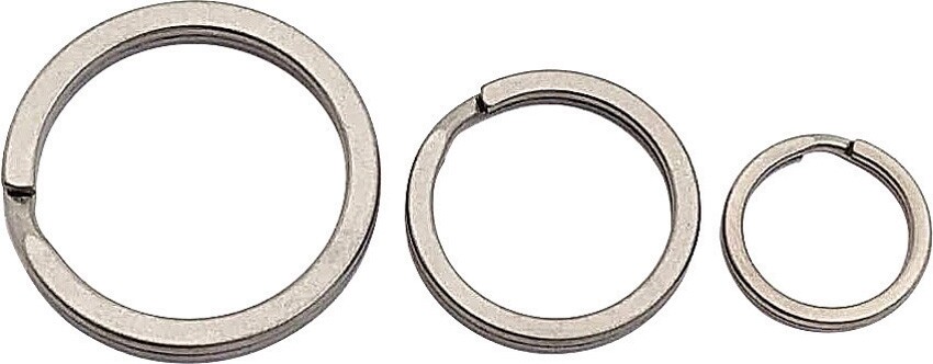 Flytanium Three Split Rings Grade TA1 Titanium Construction Three Sizes 18-32 mm