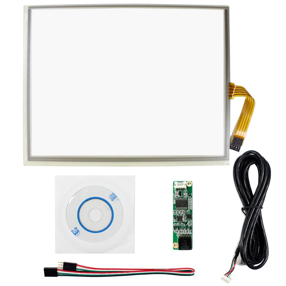 10.4" Touch Panel With USB Controller Card For 10.4inch 1024x768 LCD Screen