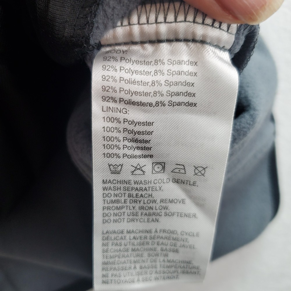 Willit Golf Vest Men's Medium Gray Polyester Stretch Fleece Softshell Full Zip