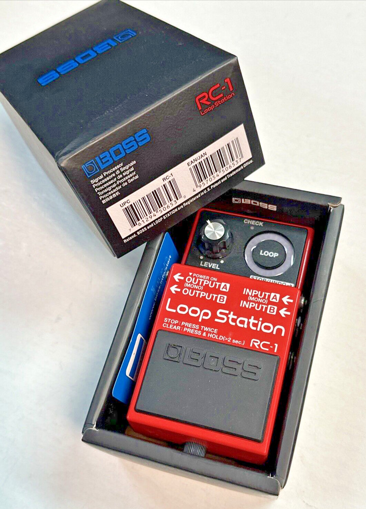 Boss RC-1 Loop Station Effects Guitar Pedal