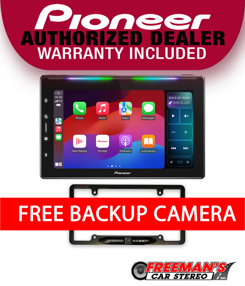 Pioneer DMH-WT6000NEX + LPCAMFRAME Backup Camera Bundle