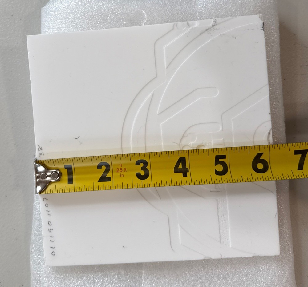 USED 1/4” x 6” x 6” Macor Ceramic Sheet