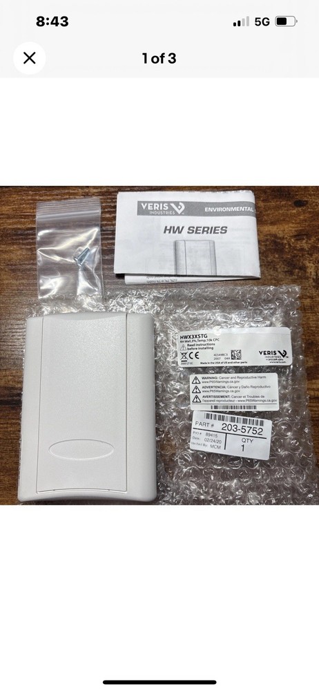 EMERSON COPELAND 203-5752 RH SENSOR & RH TEMP SENSOR