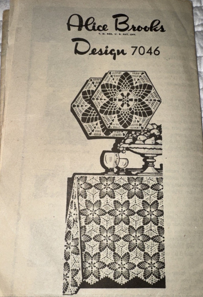 Choice Vintage Original Alice Brooks Crotchet Patterns