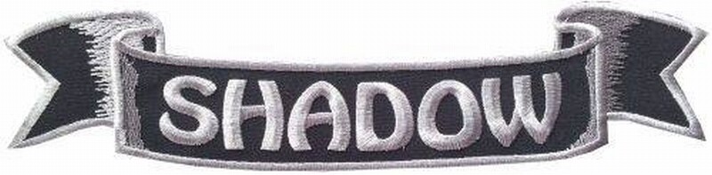 Large back patch patch shadow desired color patch biker 28 cm (677)