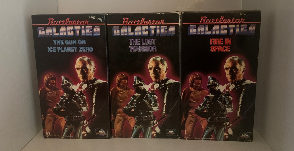 Vhs Original Battlestar Galactica Lot X4