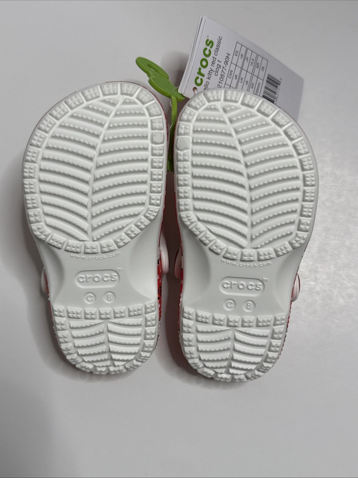 Tolddler Kids Crocs x Hello Kitty Red Classic Clog Brand New With Tags