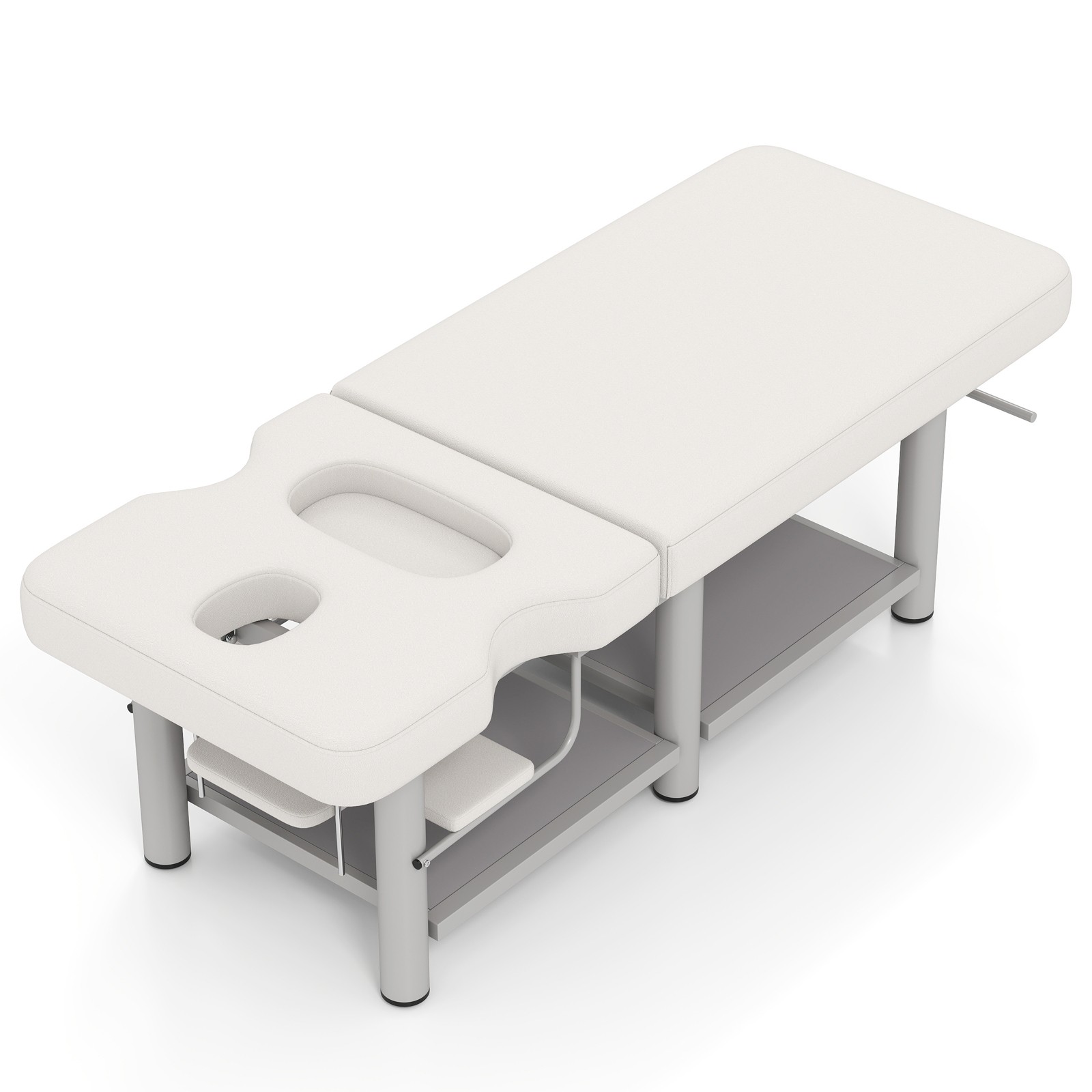 Pro Massage Treatment Table Facial Bed Adjust Backrest Open-Chest Salon Beauty